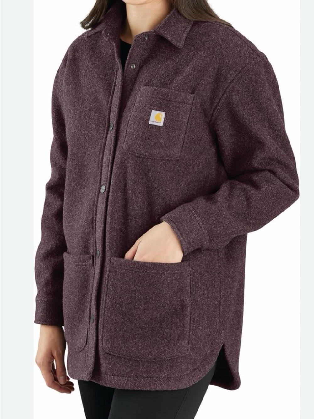 CARHARTT
Loose Fit Fleece Shirt Jacket